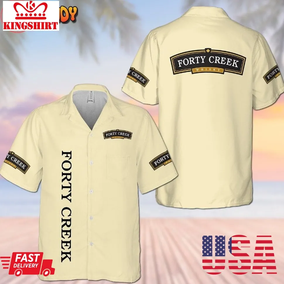 Forty Creek Whisky Hawaiian Shirt Unisex