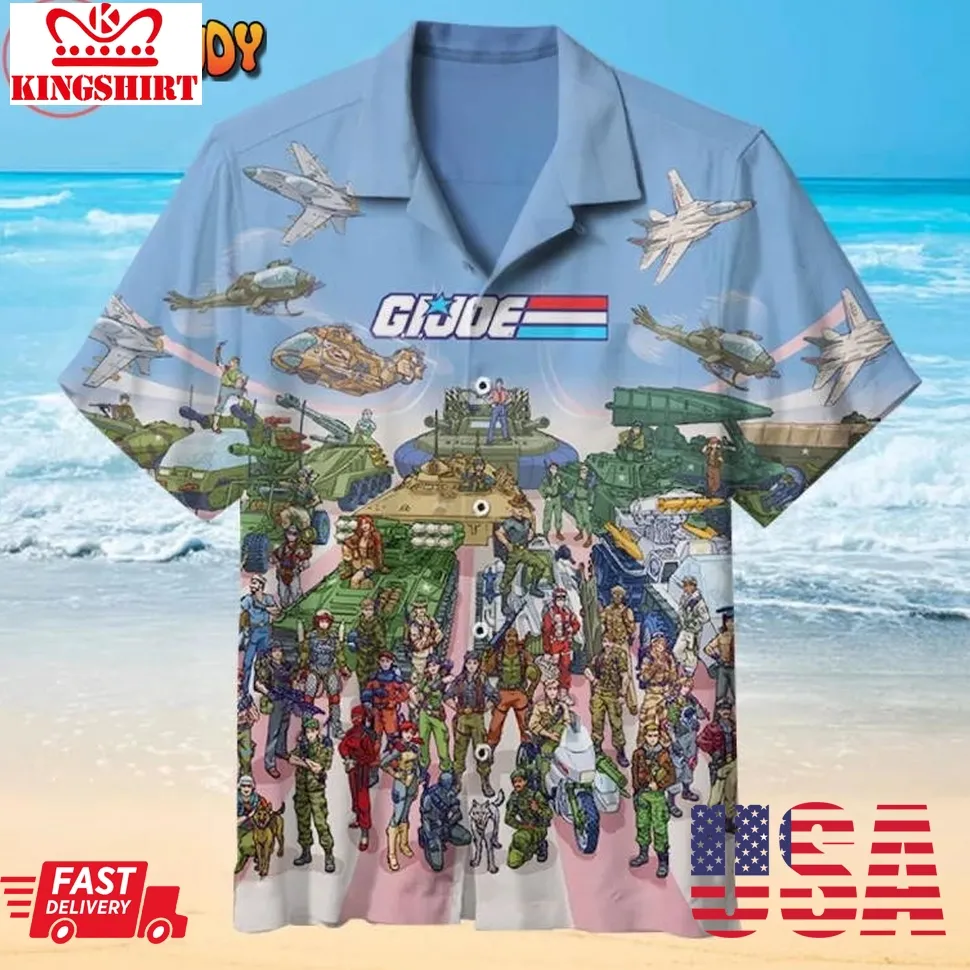 Gi Joe Hawaiian Shirt Plus Size