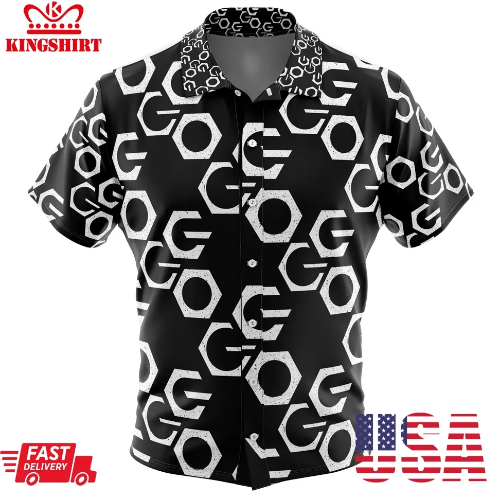 Ggo Sword Art Online Button Up Hawaiian Shirt Plus Size