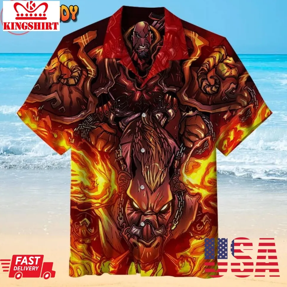 God Of War Hawaiian Shirt Unisex