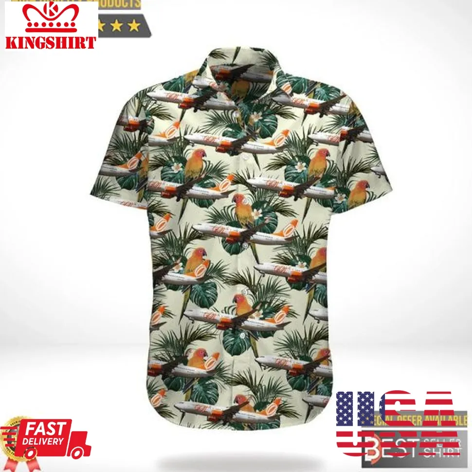 Gol Transportes Aereos Boeing 737 8Eh  Hawaiian Shirt Size up S to 4XL