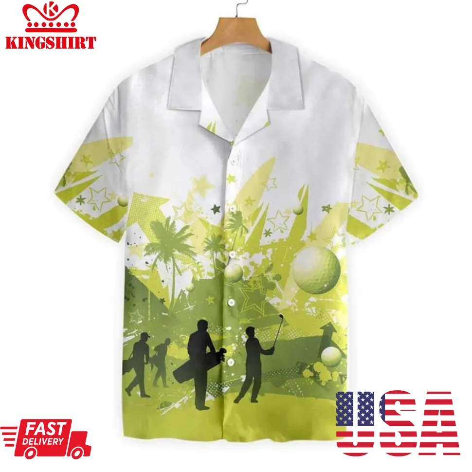 Golf Stock Illustration Hawaiian Shirt Plus Size