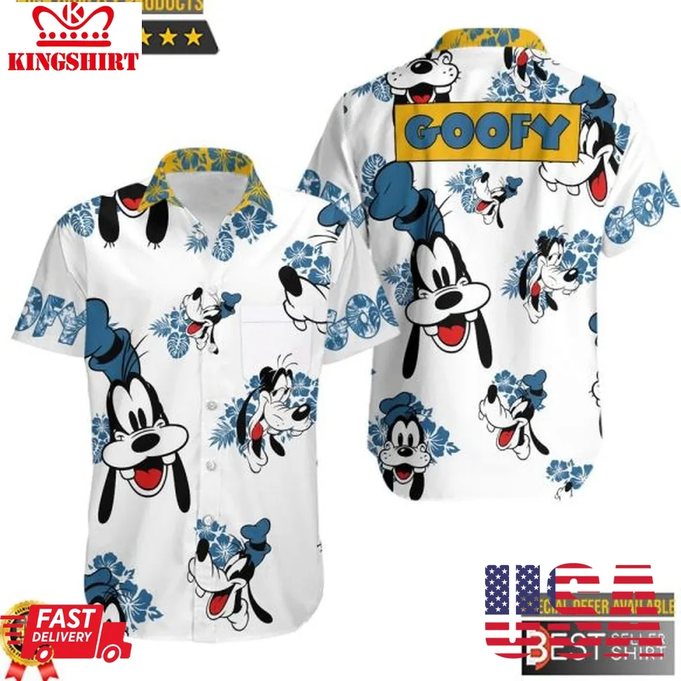 Goofy Disney Hawaiian Summer Tropical Hawaiian Shirt Unisex