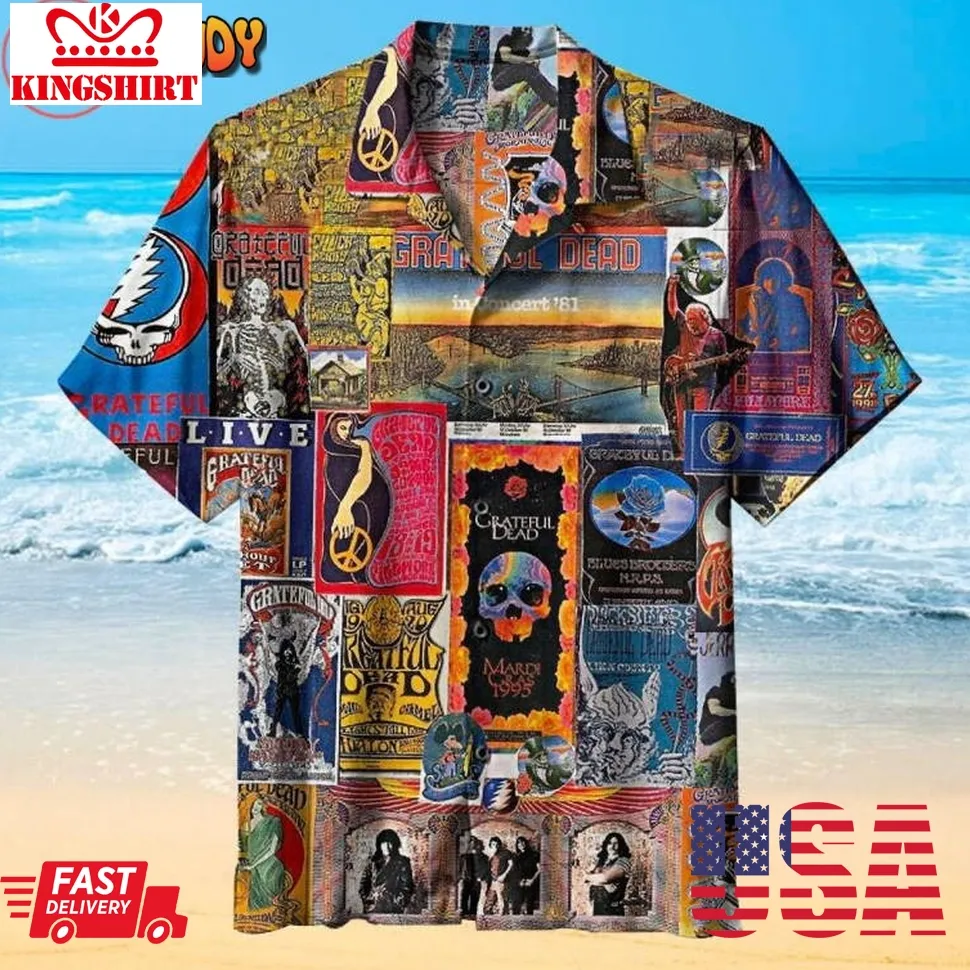 Grateful Dead Band Hawaiian Shirt Unisex