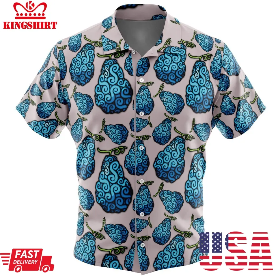 Gura Gura No Mi One Piece Button Up Hawaiian Shirt Plus Size