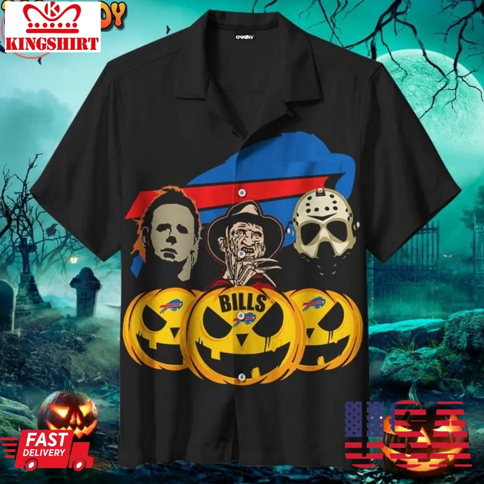 Halloween Buffalo Bills Hawaiian Shirts Unisex