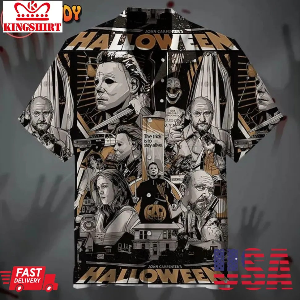 Halloween Classic Horror Movie Hawaiian Shirts Unisex