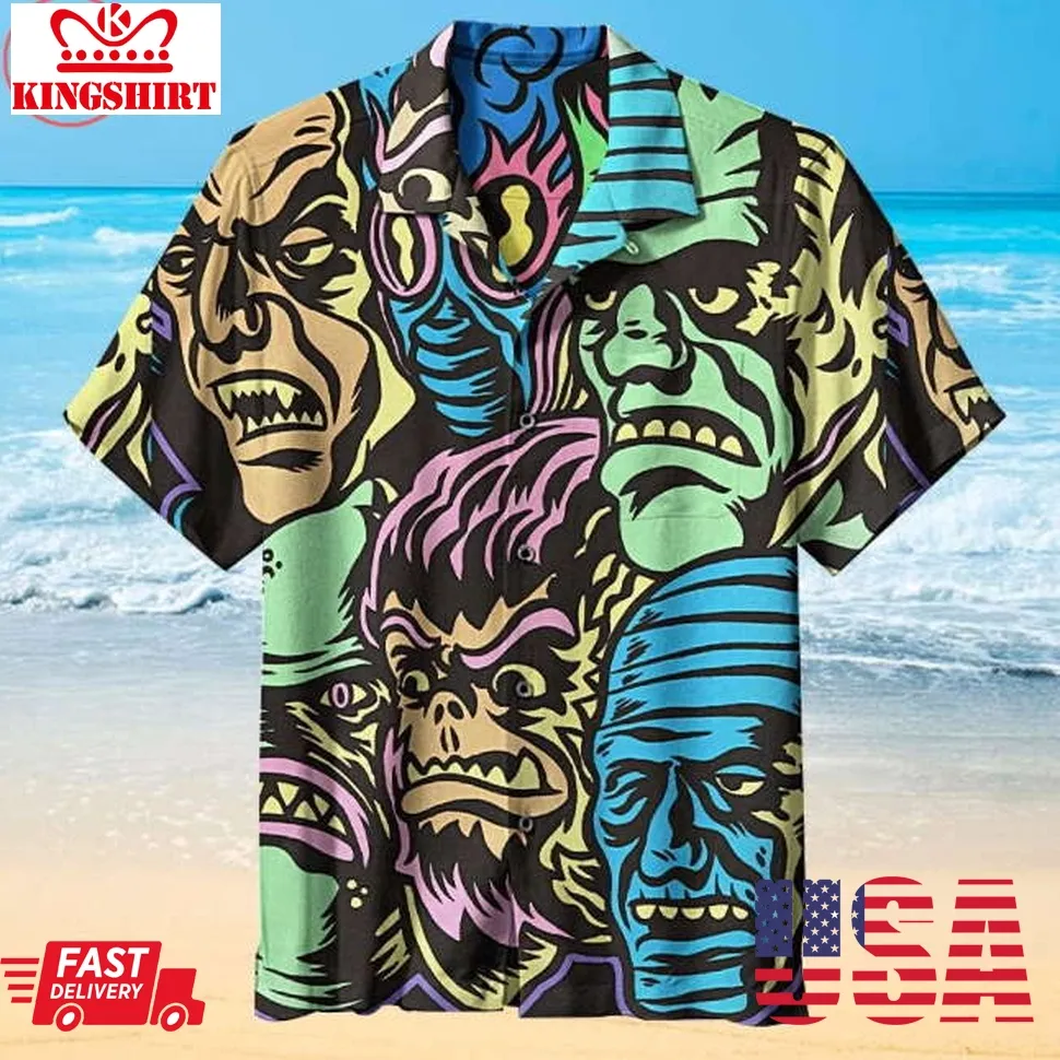 Halloween Horror Nights 2021 Hawaiian Shirt Plus Size