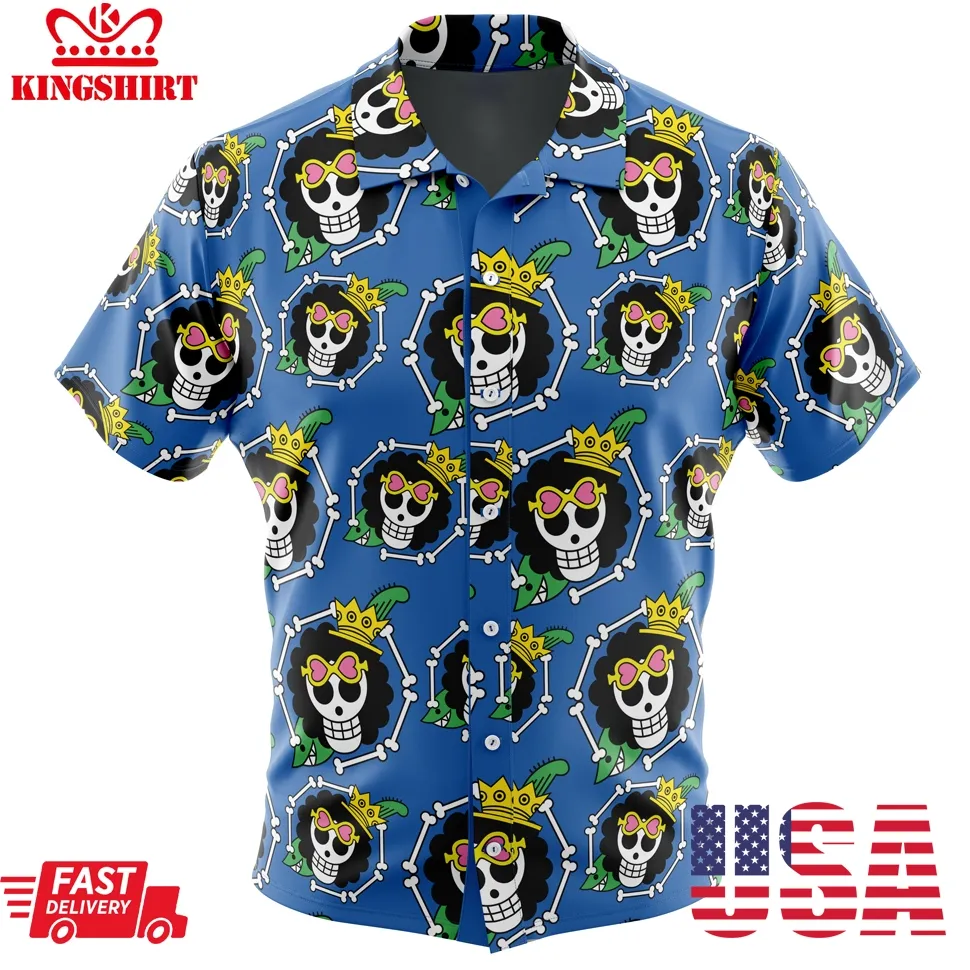 Hippie Trip Brook One Piece Button Up Hawaiian Shirt Plus Size