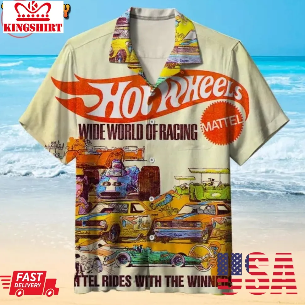 Hot Wheels Hawaiian Shirt Unisex