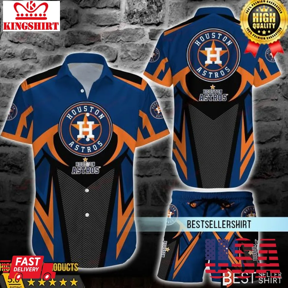 Houston Astros Mlb Hawaiian Shirt And Short Size up S to 4XL