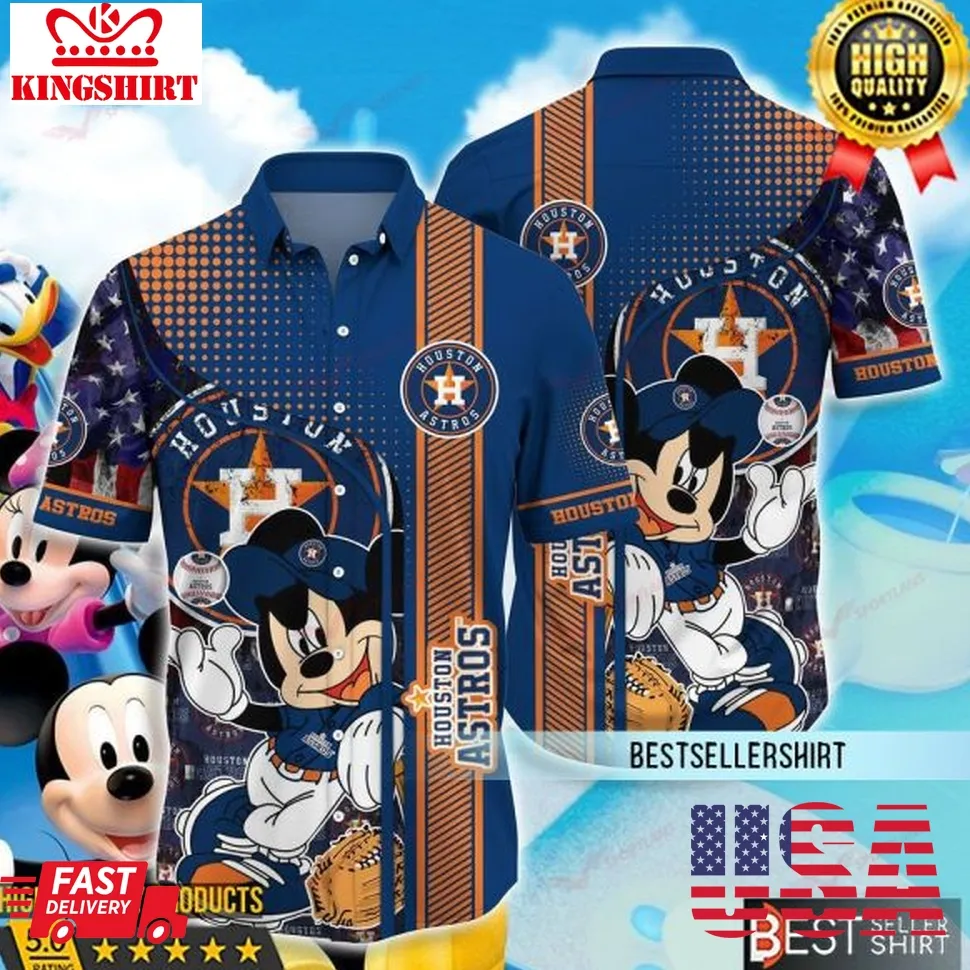 Houston Astros Mlb Mickey Mouse Disney Hawaiian Shirt 2023 Unisex