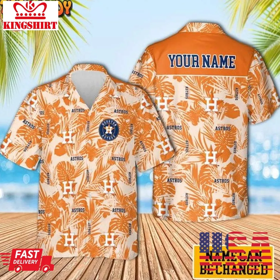 Houston Astros Unisex Personalized Hawaiian Shirt