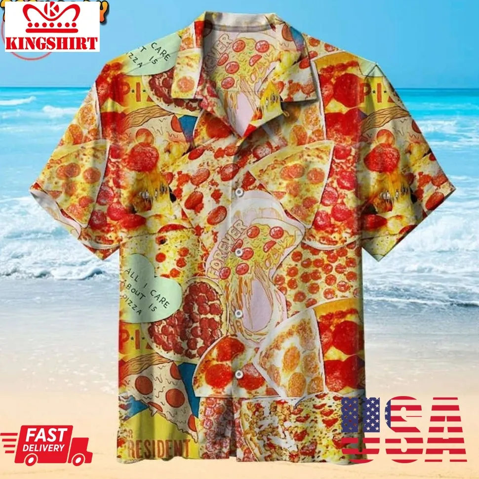 I Always Like Pizza Hawaiian Shirt Size up S to 4XL