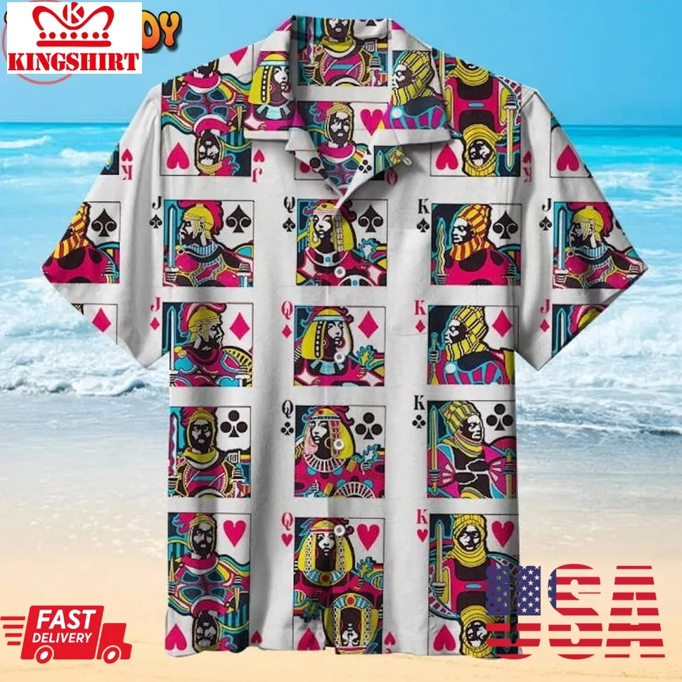 I Love Poker Unisex Hawaiian Shirt Size up S to 4XL