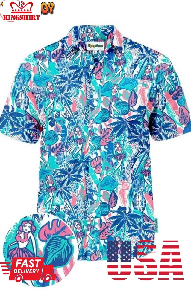 Island Breeze Hawaiian Shirt Plus Size