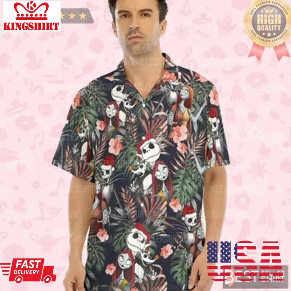 Jack Skellington The Nightmare Before Christmas Disney Hawaiian Shirt Plus Size
