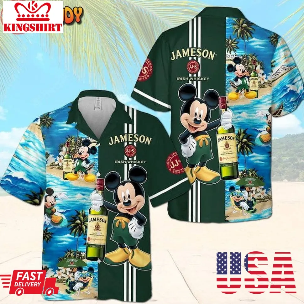 Jameson Irish Mickey Hawaiian Shirt And Shorts Plus Size