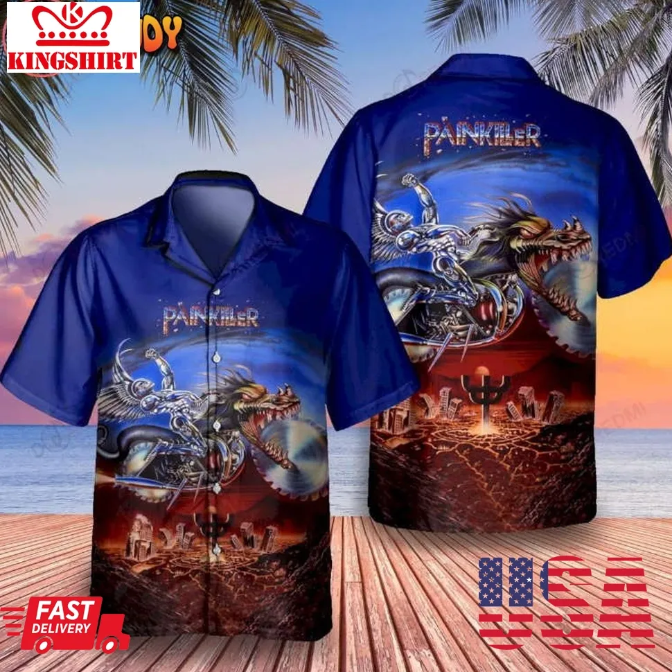 Judas Priest Band Painkiller Hawaiian Shirt Unisex