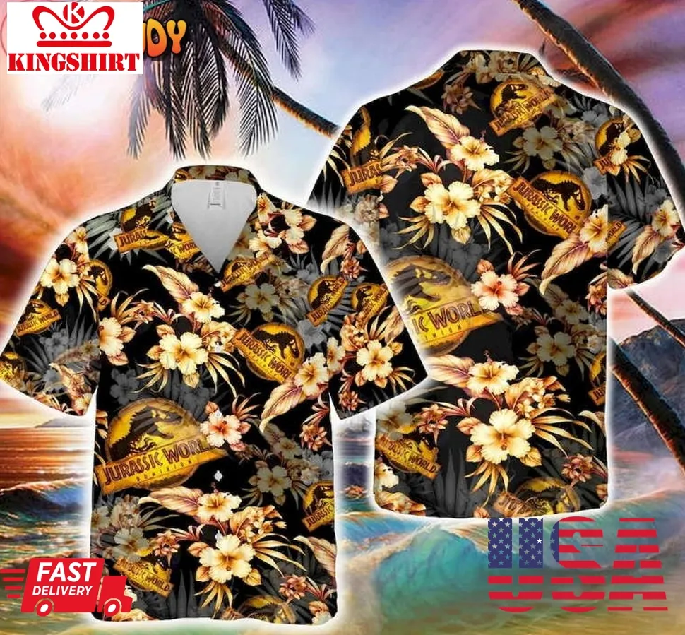 Jurassic World Dominion Movie 2022 Hawaiian Shirt Size up S to 5XL