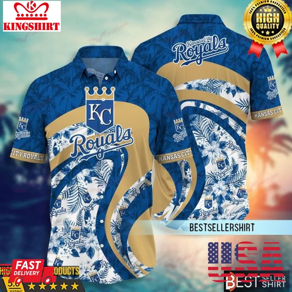 Kansas City Royals Mlb Hawaiian Shirt Size up S to 5XL