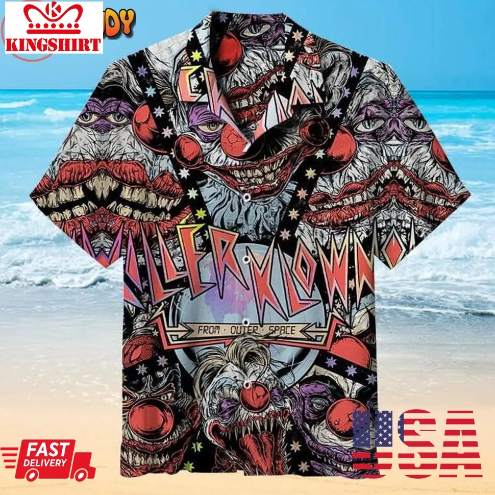 Killer Klowns From Outer Space Hawaiian Shirt Plus Size
