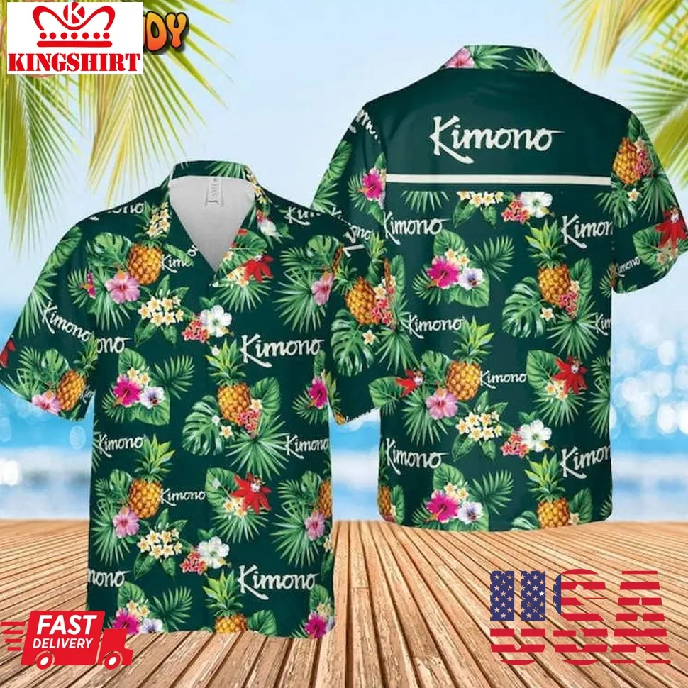 Kimono Condoms Hawaiian Shirt And Shorts Unisex