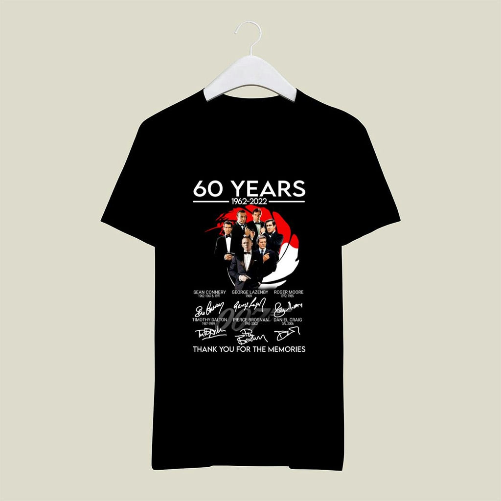 007 James Bond 60 Years Signatures Shirt