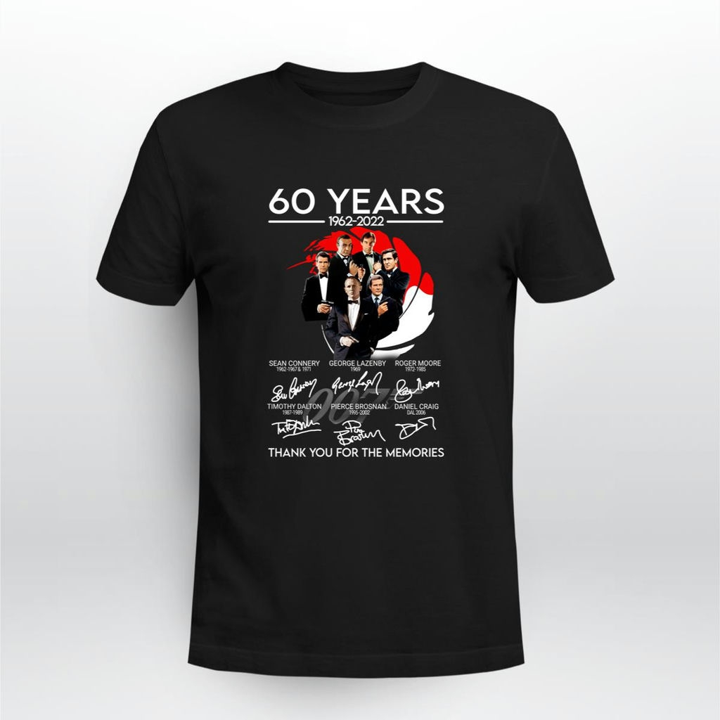 007 James Bond 60 Years Signatures Shirt