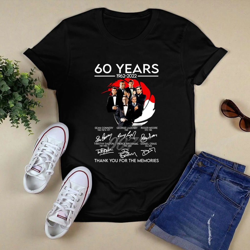 007 James Bond 60 Years Signatures Shirt