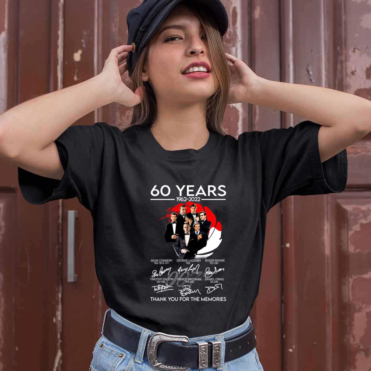 007 James Bond 60 Years Signatures Shirt