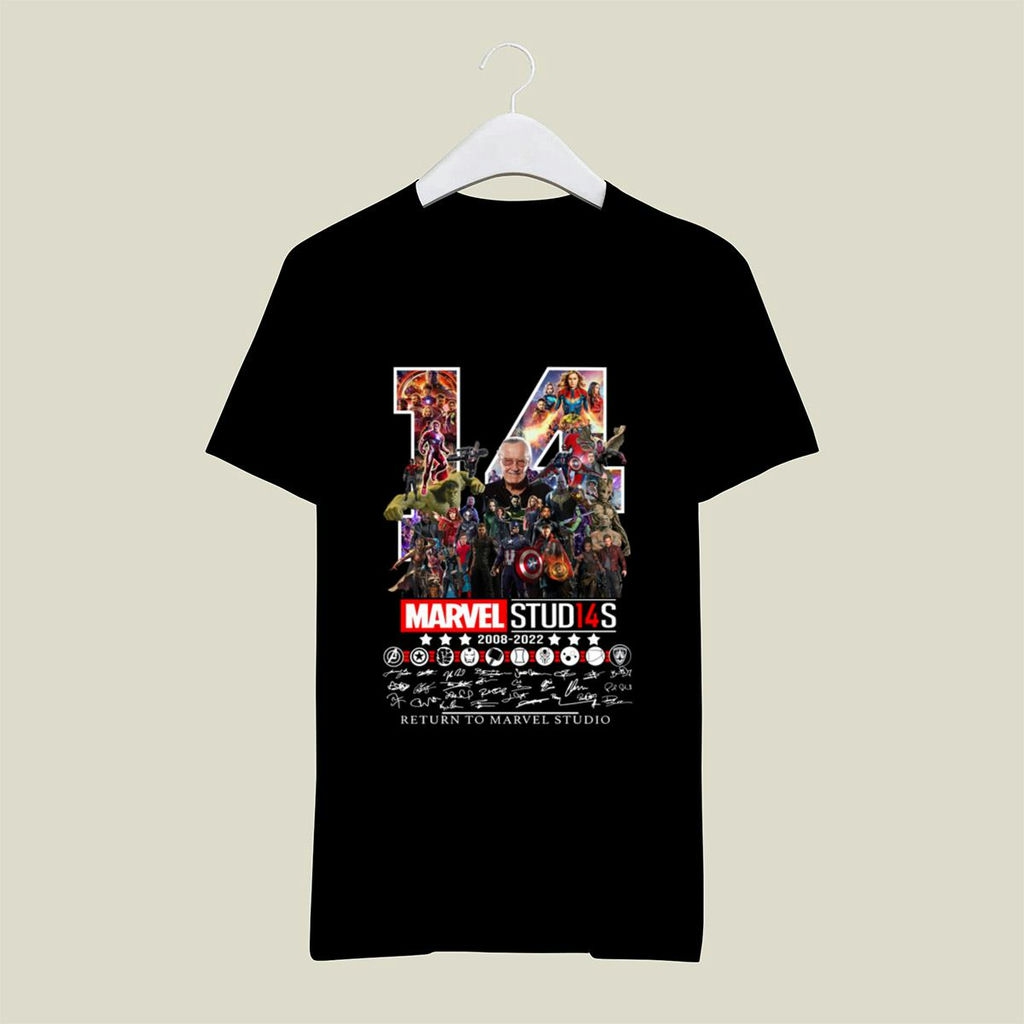 14 Years Marvel Studio 2008 2022 Return To Marvel Studio Signatures Shirt