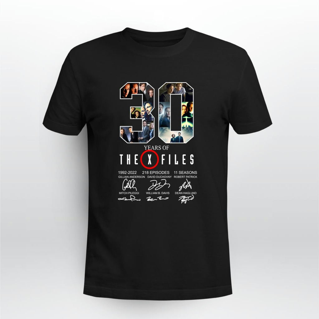 30 Years Of The X Files 1992 2022 Signatures Shirt