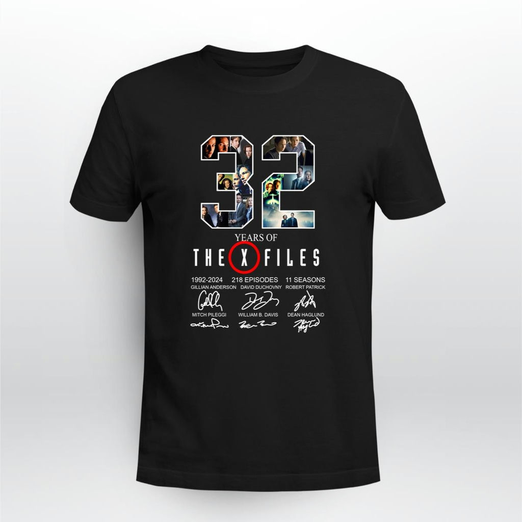 32 Years Of The X Files 1992 2024 Signatures Shirt