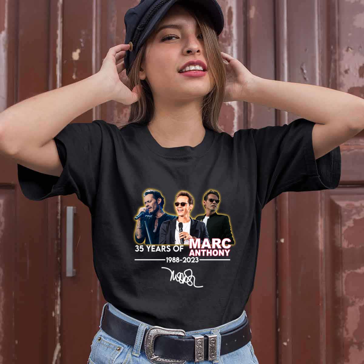 35 Years Of Marc Anthony 1988 2023 Signature T Shirt