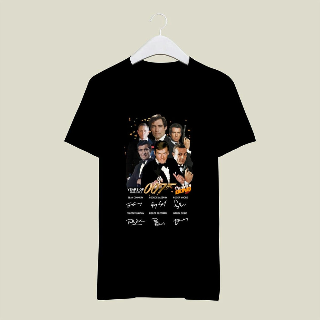 60 Years Of James Bond 007 1962 2022 Signature Shirt