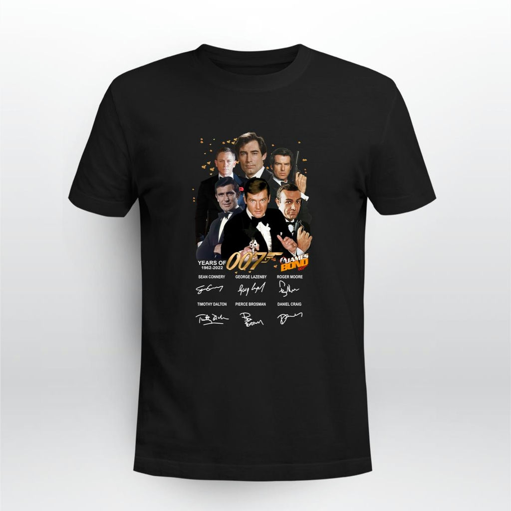 60 Years Of James Bond 007 1962 2022 Signature Shirt