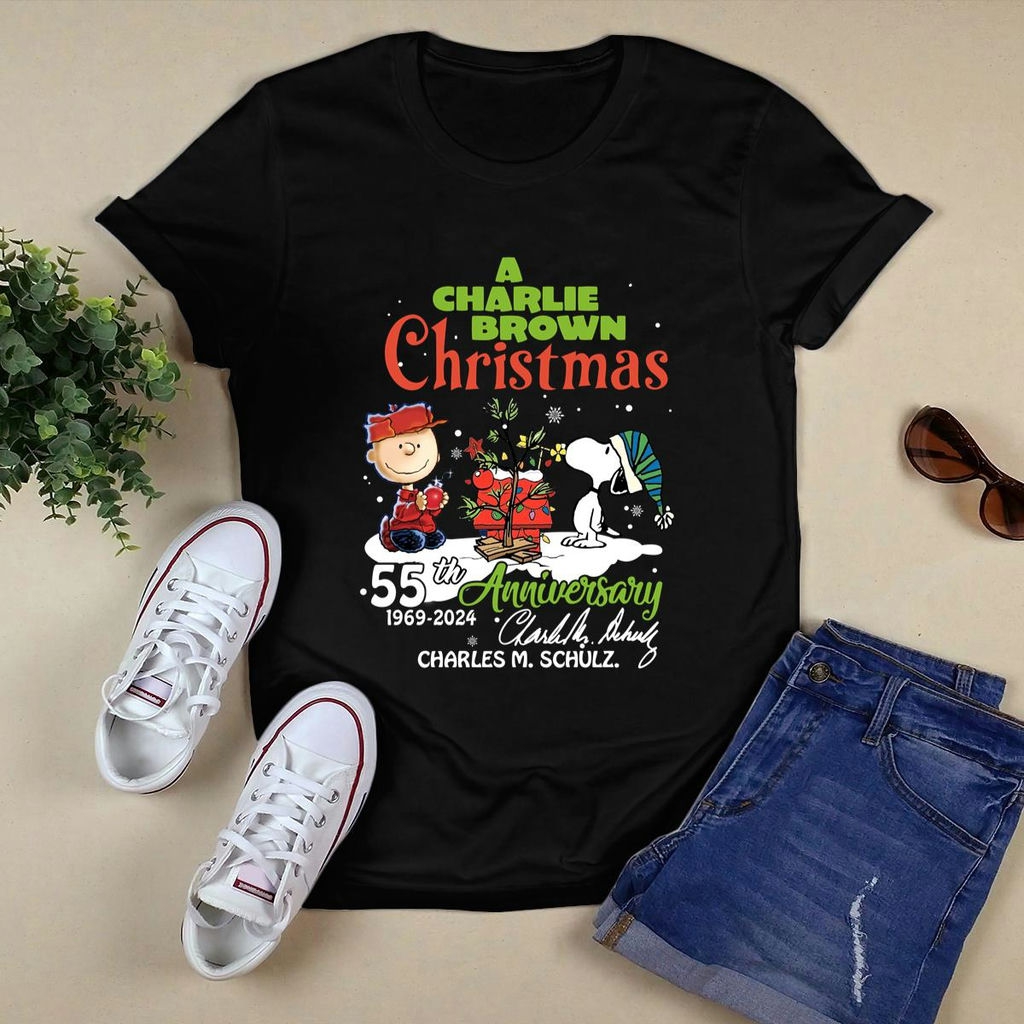 A Charlie Brown Christmas 55th Anniversary 1969 2024 Signature Shirt