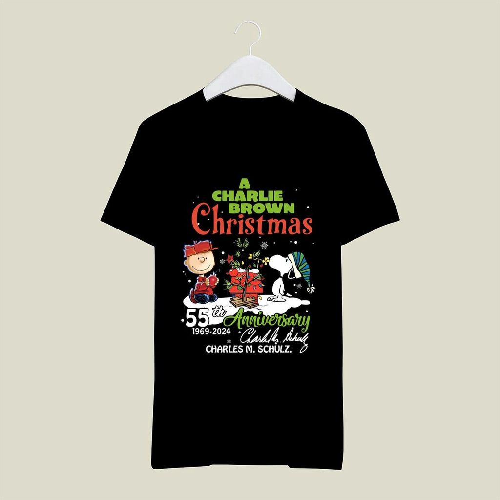 A Charlie Brown Christmas 55th Anniversary 1969 2024 Signature Shirt