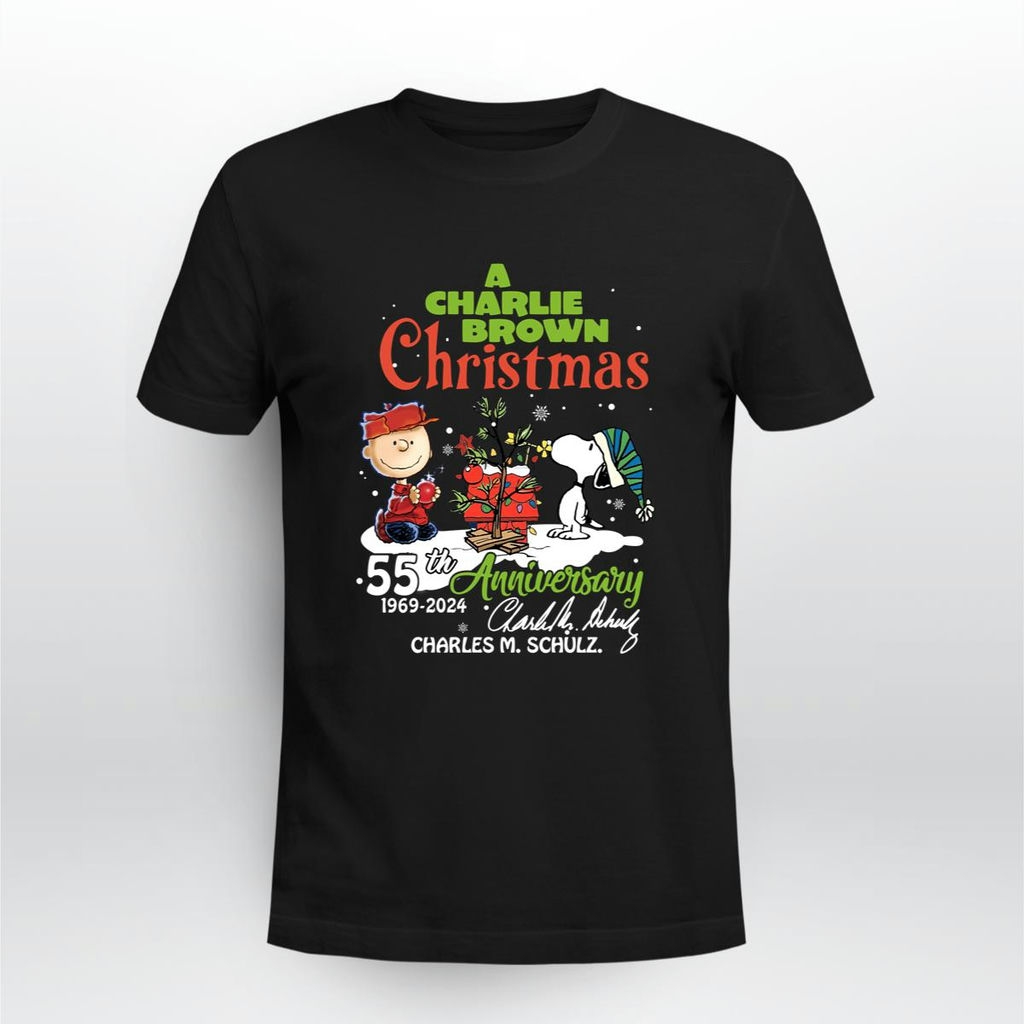 A Charlie Brown Christmas 55th Anniversary 1969 2024 Signature Shirt