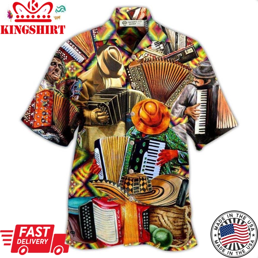 Accordion Music Where Words Failed Accordion Speaks Hawaiian Shirt