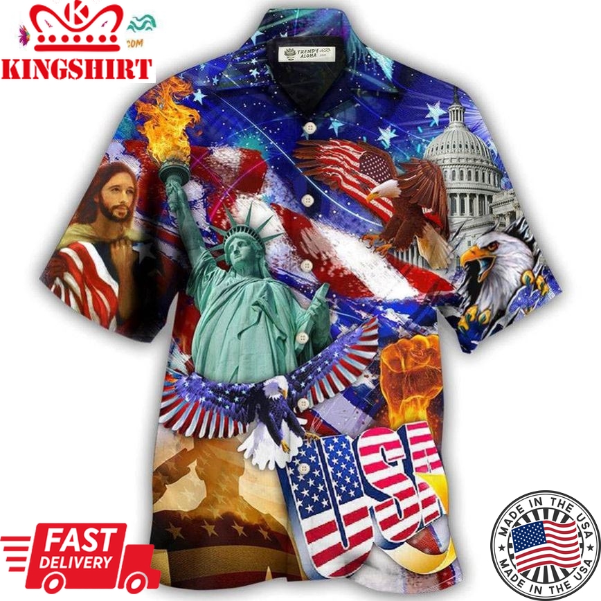 America Independence Day Hawaiian Shirt