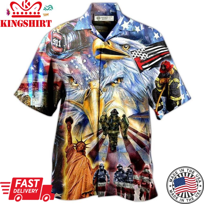 America Proud Forever With Love Hawaiian Shirt