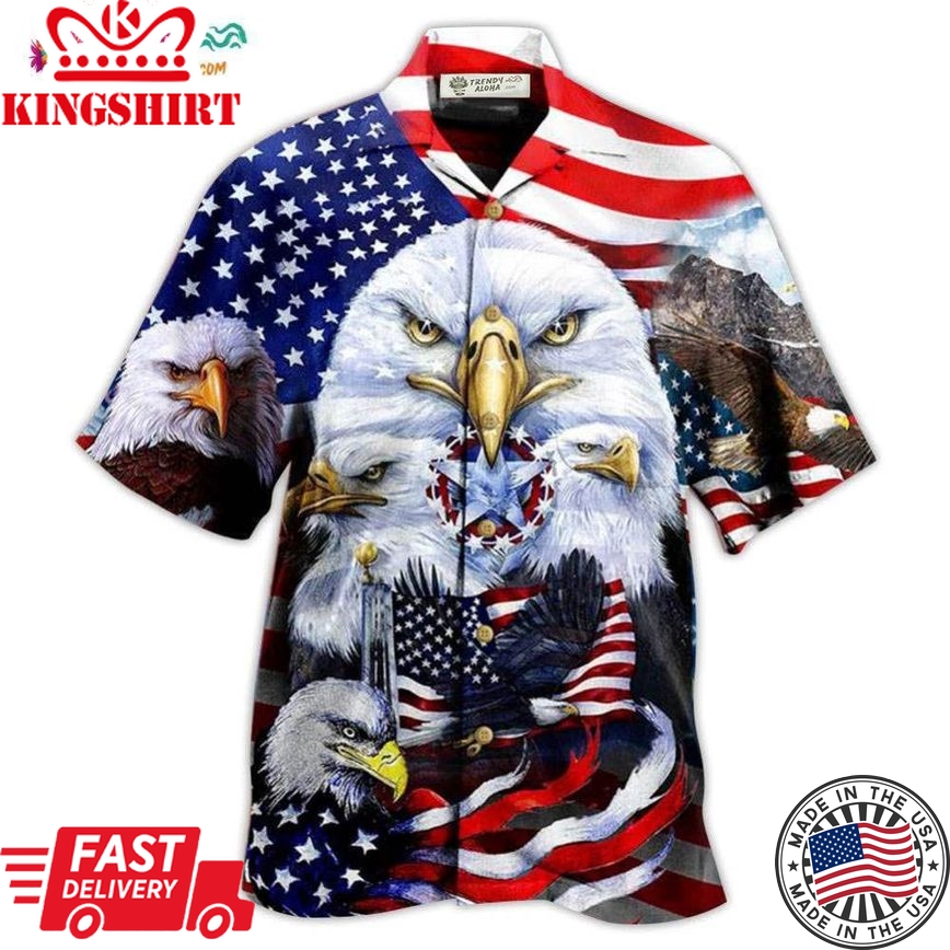 America Proud Happy Day Hawaiian Shirt