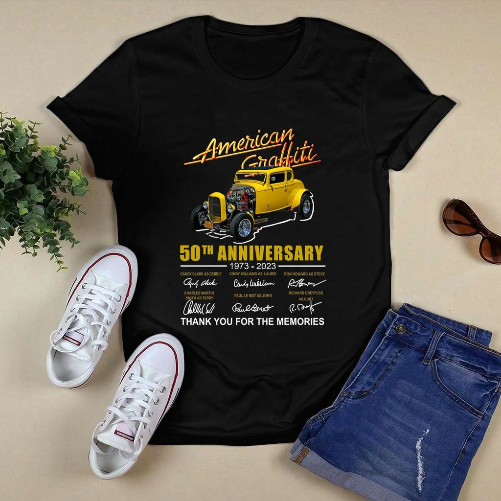 American Graffiti 50th Anniversary Signatures Shirt