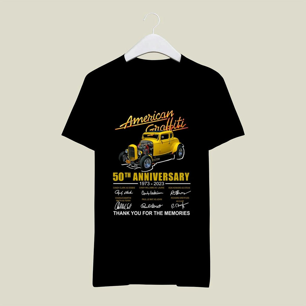 American Graffiti 50th Anniversary Signatures Shirt