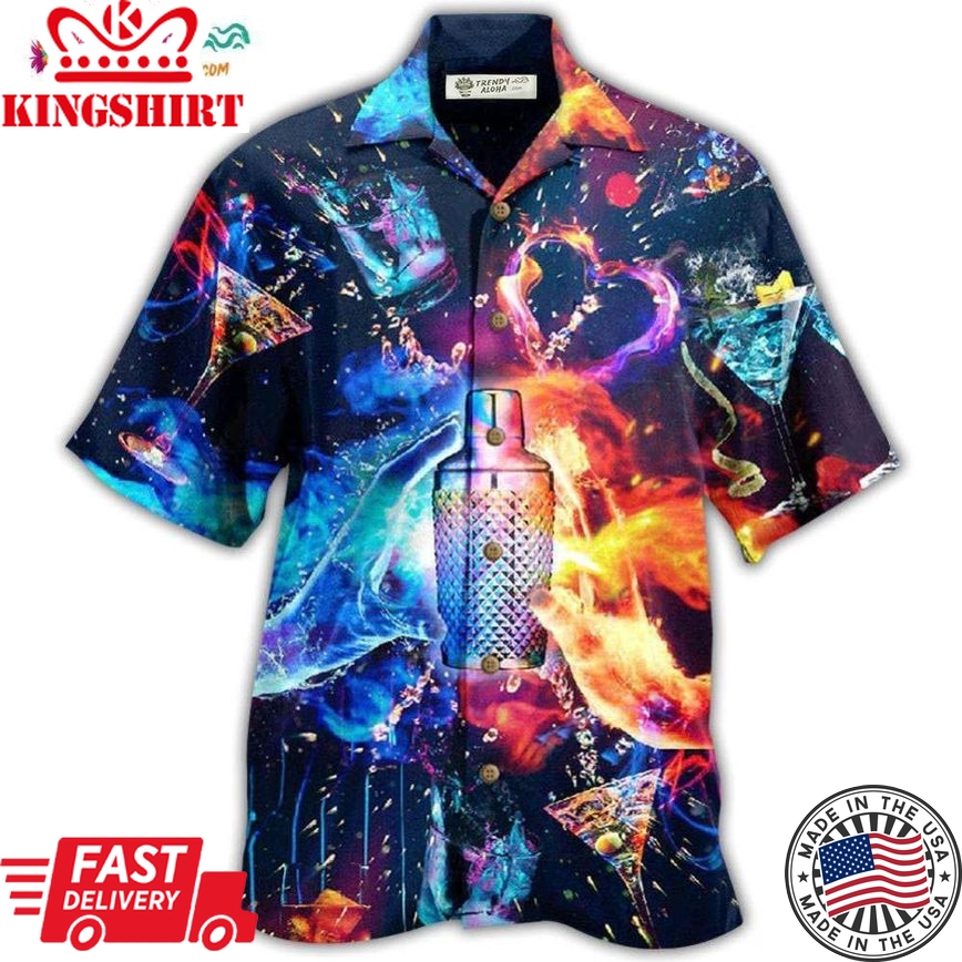 Bartender Call The Amazing Shot Hawaiian Shirt