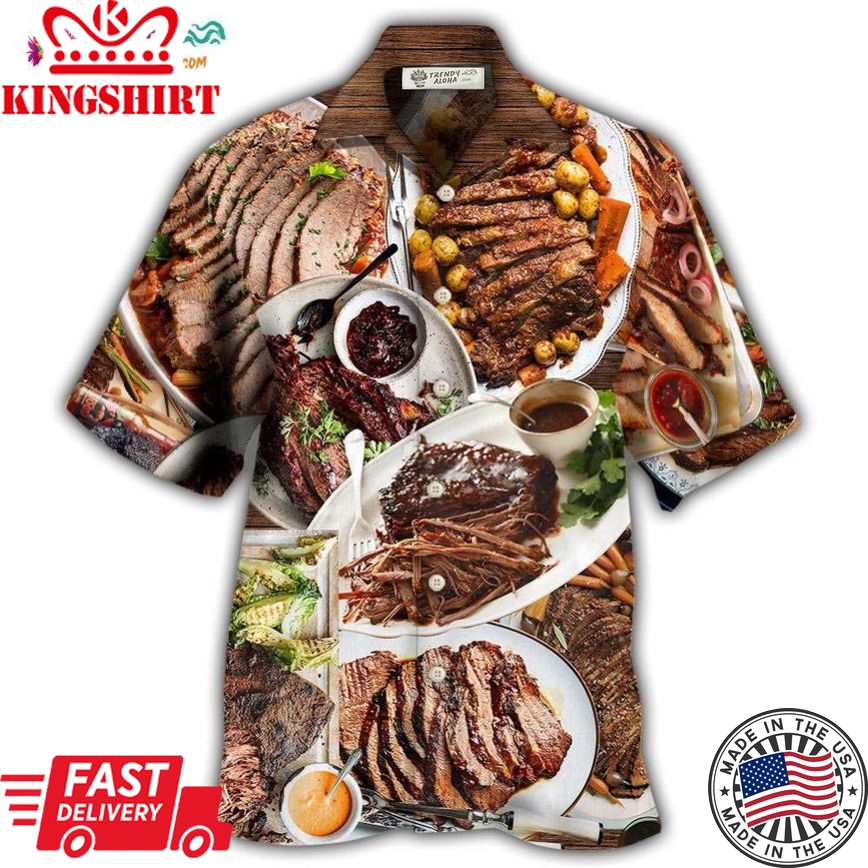 Bbq Brisket Delicious Meal For Life Hawaiian Shirt