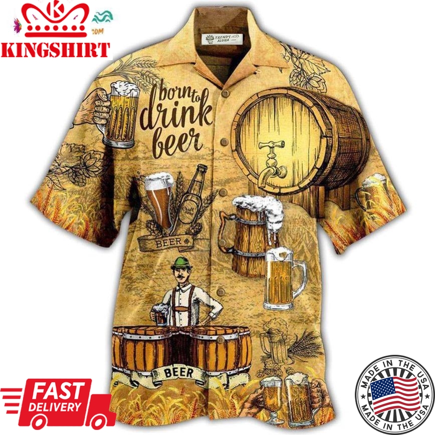 Beer Life Is Better With Beer Bow Drink Beer Hawaiian Shirt