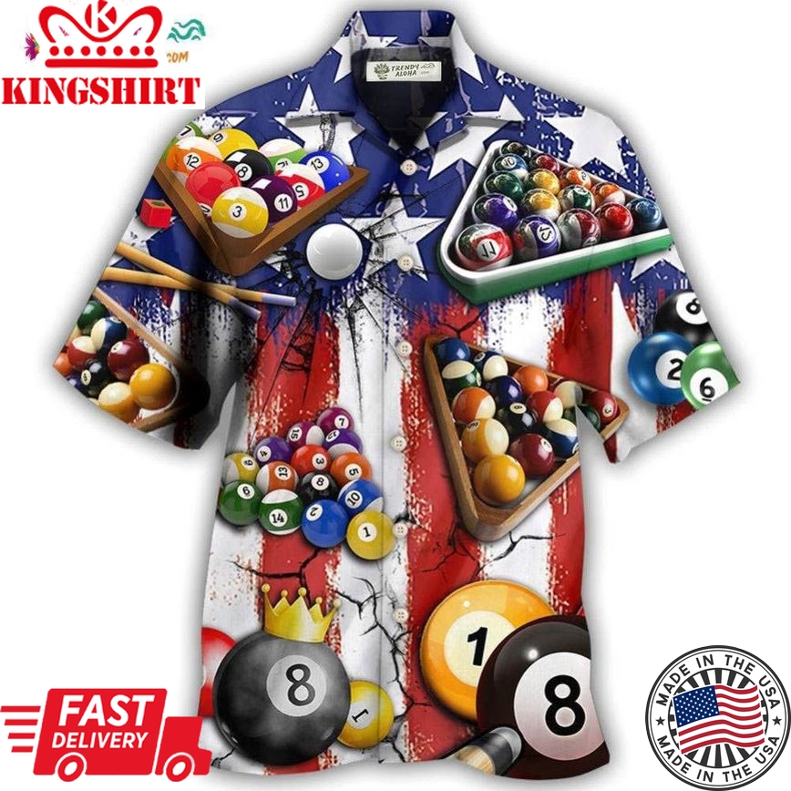 Billiard Independence Day Hawaiian Shirt